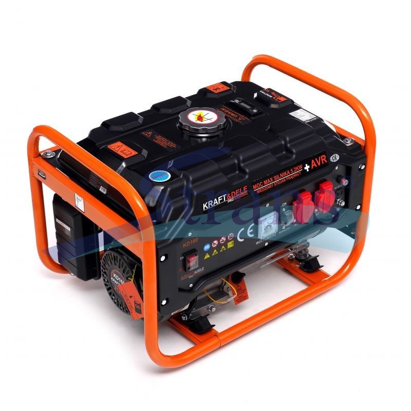 オレページ Генератор Бензиновий Kraft&Dele Kd160 2.8/3.5Kw 3.5/4.4Kva 230V